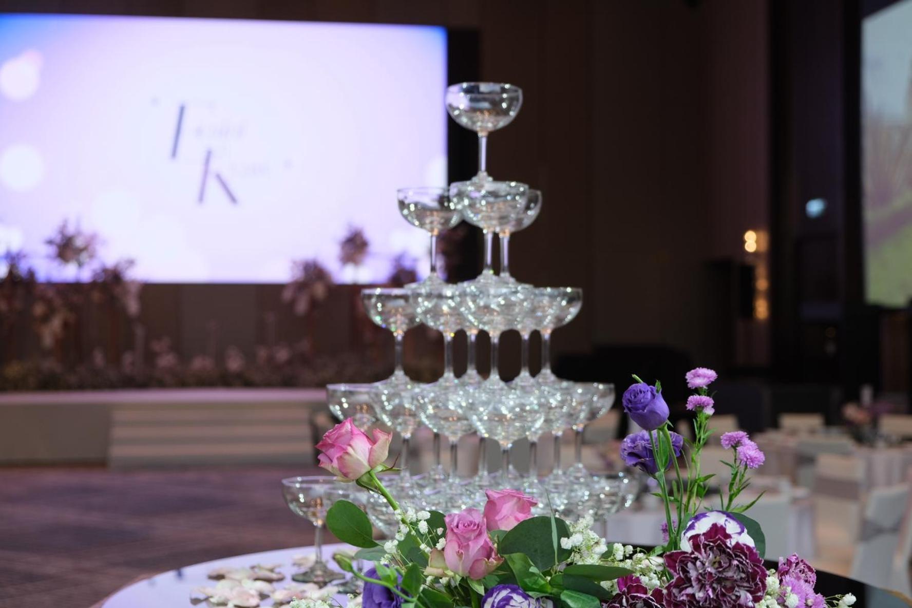 Chatrium Grand בנגקוק מראה חיצוני תמונה Champagne fountain